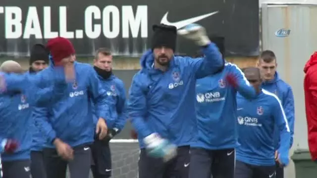 Trabzonspor, Karabükspor Maçı Hazırlıklarını Sürdürdü Trabzonspor, Karabükspor Maçı Hazırlıklarını Sürdürdü