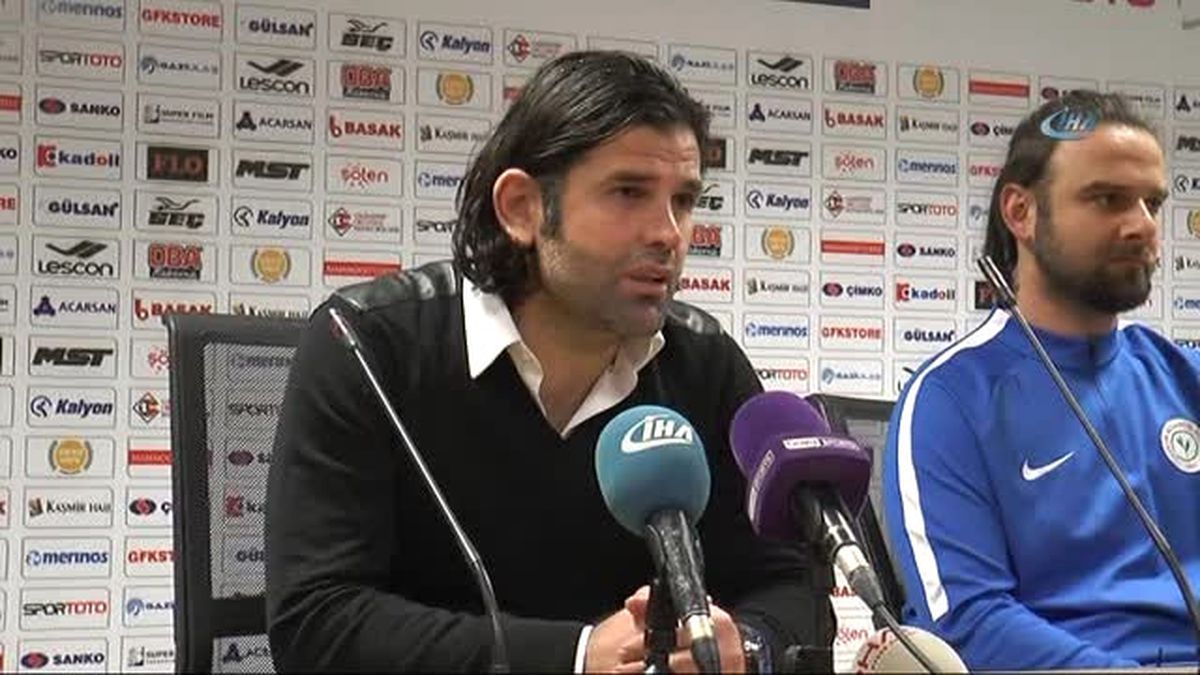 Gazişehir Gaziantep - Çaykur Rizespor Maçın Ardından