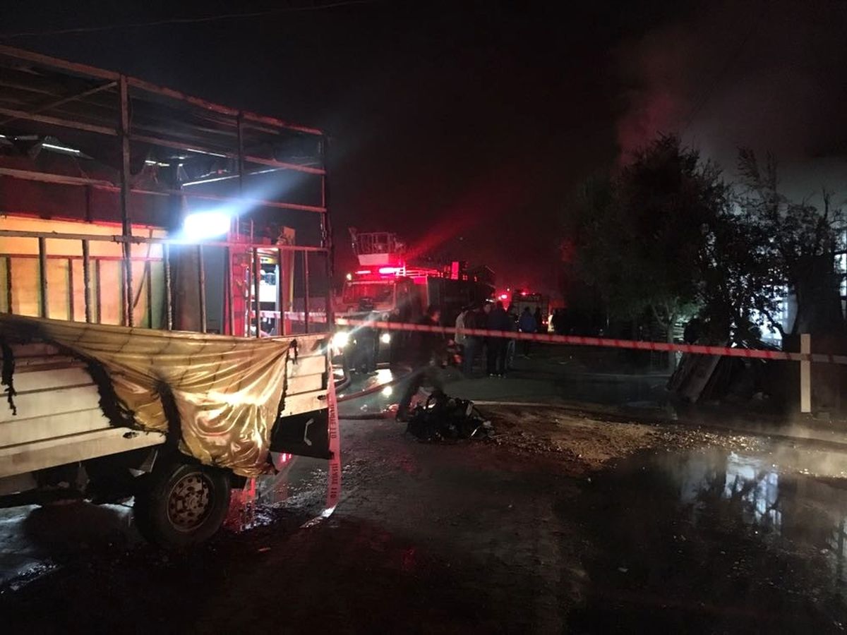 Mobilya Üretim Tesisinde Çıkan Yangın Korkuttu Haberler