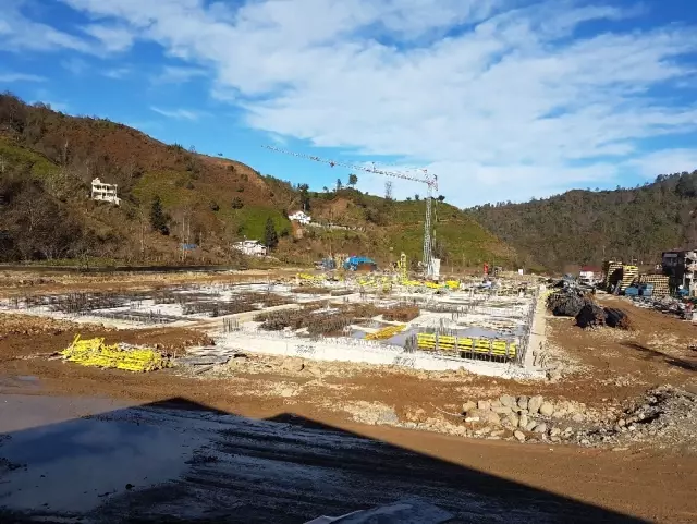 Çaykur'un Organik Çay Fabrikalarının Yapımına Fındıklı'da Başlandı