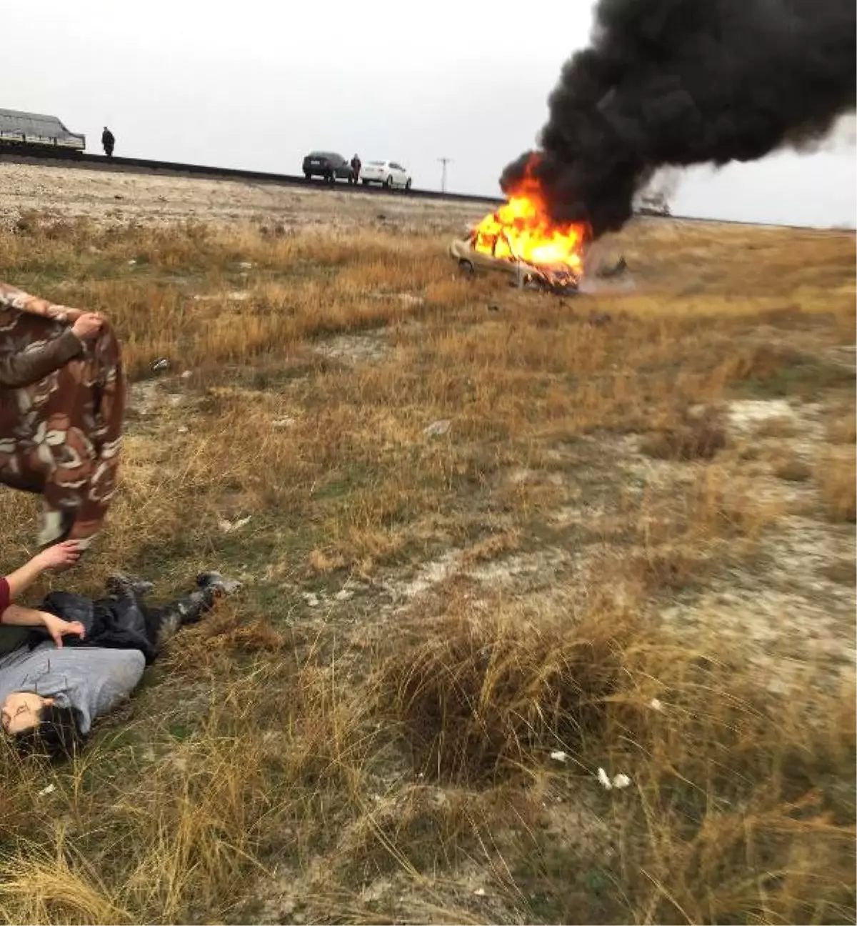Konya'da İki Otomobil Çarpıştı: 1 Ölü, 4 Yaralı