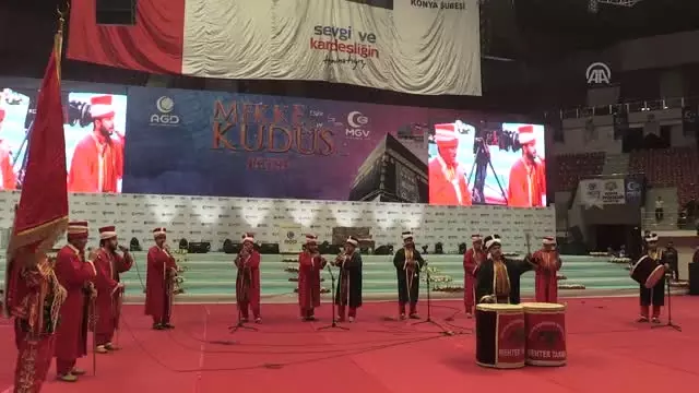 Mekke'nin Fethi Kutlamasında 'Kudüs Kareografisi' Mekke'nin Fethi Kutlamasında 'Kudüs Kareografisi'