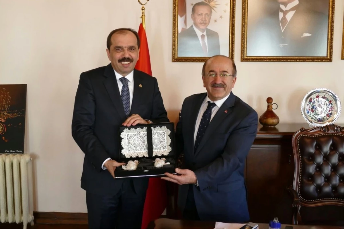 Başkan Gümrükçüoğlu, TBMM Çevre Komisyonu Başkanı Balta'yı Ağırladı Haber