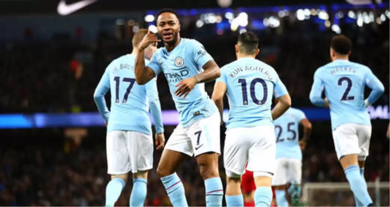 Yıldız Futbolcu Raheem Sterling 2017-2018 Sezonunun En Hızlı Golünü Kaydetti