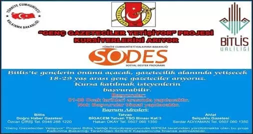 Bitlis'te Genç Gazeteciler İçin Kurs Başvuruları Başladı