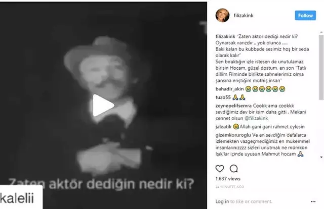 Emel Sayın ve Filiz Akın'dan Duygusal Münir Özkul Paylaşımı Emel Sayın ve Filiz Akın'dan Duygusal Münir Özkul Paylaşımı