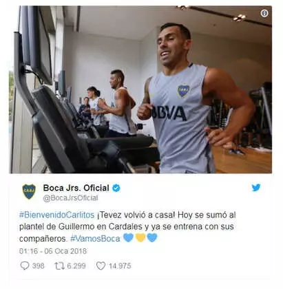 Carlos Tevez, Boca Juniors'a transfer oldu