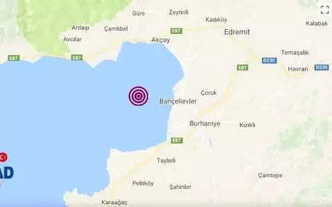Edremit Körfezi 3.5 Şiddetinde Sallandı