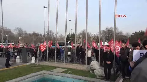 İbb Önünde İşçi Eylemi