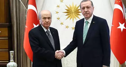 Beştepe'de 35 Dakikalık Erdoğan-Bahçeli Zirvesi!