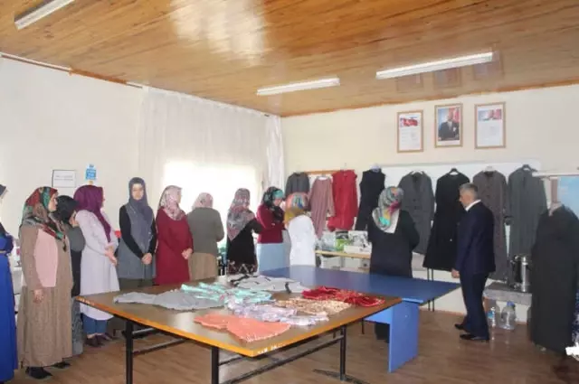 Başkan Çalışkan: Kurslarda Üretilen Ürünler Pazarlanarak Ekonomiye Katkı Sağlanmalı