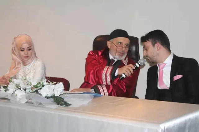 Bayburt'ta Müftü İlk Kez Nikah Kıydı