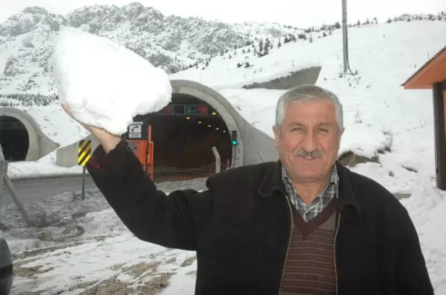 Göksun'da Kar Sevinci
