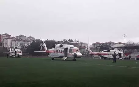 Erdoğan'ın Helikopteri Acil İniş Yaptı