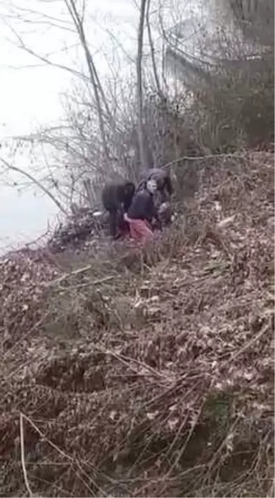Köprüden Irmağa Atladı, Vatandaşlar Kurtardı