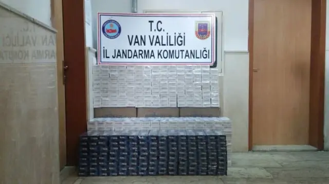 Van'da 18 Bin 535 Paket Kaçak Sigara Ele Geçirildi