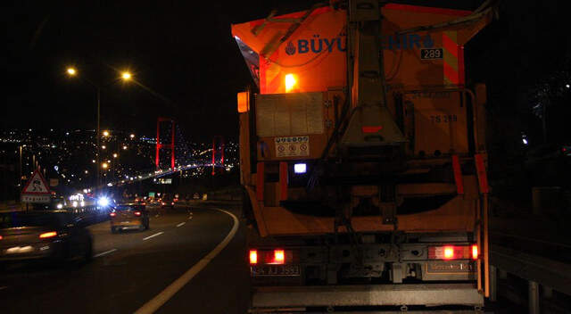 İstanbul'da kar hazırlığı tamam