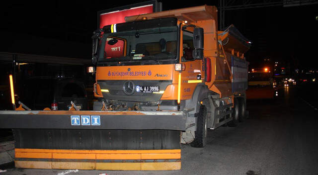 İstanbul'da kar hazırlığı tamam