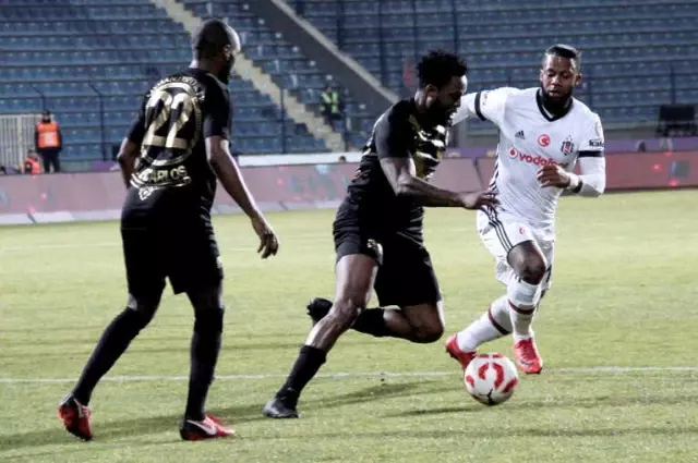 Ziraat Türkiye Kupası: Osmanlıspor: 0 - Beşiktaş: 0 (İlk Yarı)