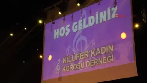 Bursa Nilüfer Kadın Korosu'ndan Muhteşem Konser