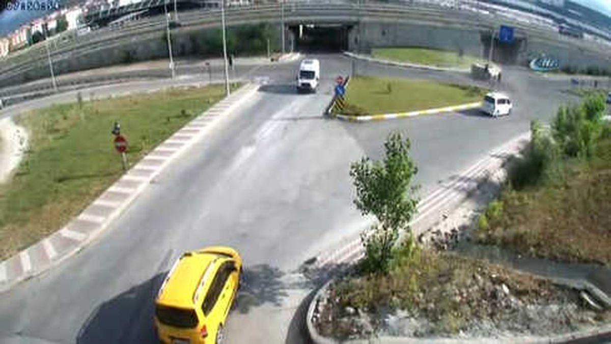 Bozüyük'teki Trafik Kazaları Mobese Kameralarında