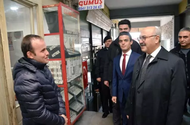 Vali Köşger, Bozdoğan'da İncelemelerde Bulundu