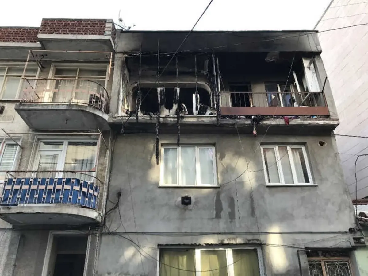 Bursa�da Ev Yangını Bursa