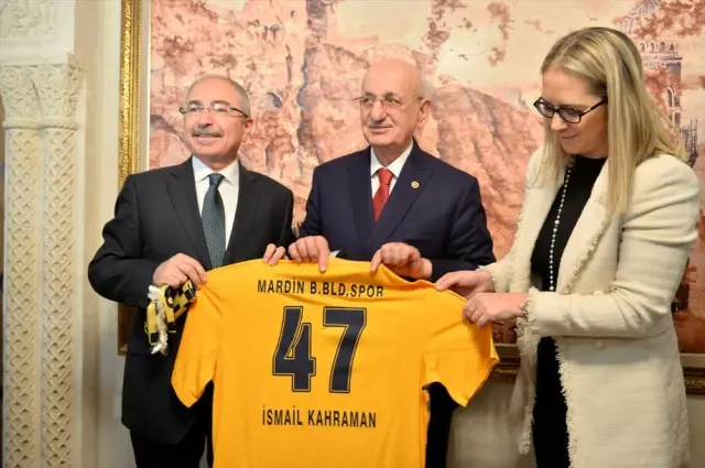 TBMM Başkanı Kahraman Mardin'de TBMM Başkanı Kahraman Mardin'de