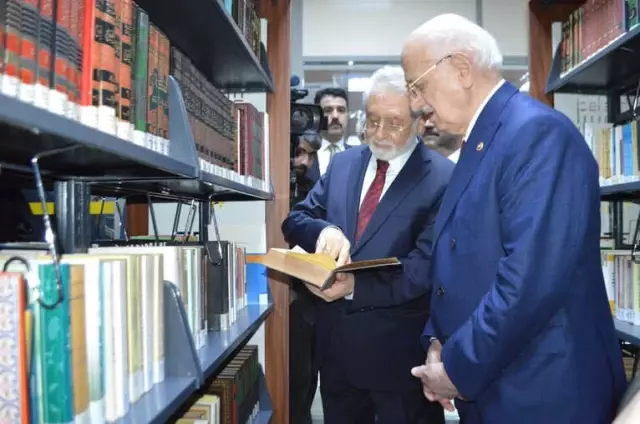 Meclis Başkanı Kahraman, Güneydoğu'nun En Büyük Kütüphanesi Açtı Meclis Başkanı Kahraman, Güneydoğu'nun En Büyük Kütüphanesi Açtı