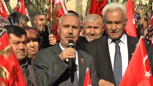 Afrin'deki Operasyona Şehit Ailelerinden Zeytin Dalı ile Destek Afrin'deki Operasyona Şehit Ailelerinden Zeytin Dalı ile Destek