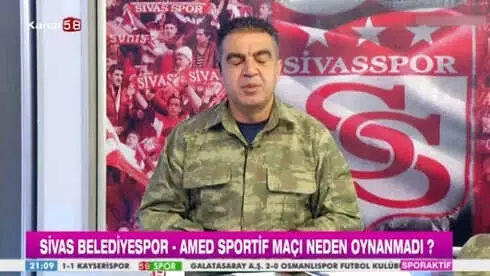 Sivas-Askere, Canlı Yayında Kamuflajlı Destek