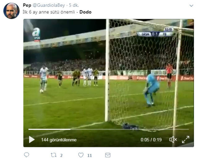 Giresunsporlu Dodo, Fenerbahçe Karşısında Yıllarca Unutulmayacak Bir Penaltı Kullandı