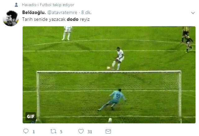Giresunsporlu Dodo, Fenerbahçe Karşısında Yıllarca Unutulmayacak Bir Penaltı Kullandı