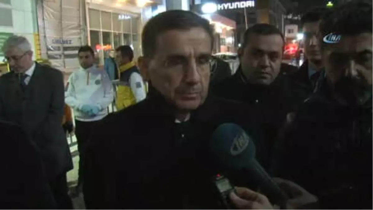Ankara Valisi Ercan Topaca, 'İlk Tespitlere Göre 3 Kişi Hafif Yaralı'