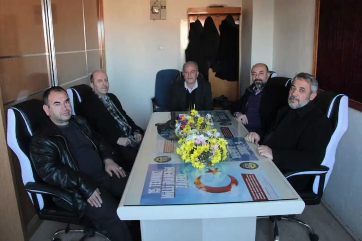 Başkan Bozkurt'tan, Oda ve Kooperatife Hayırlı Olsun Ziyareti