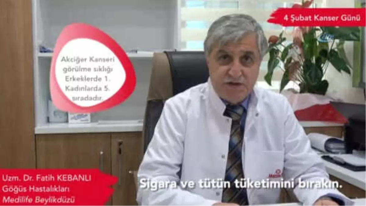 Doktorlar, Kanser'de Erken Teşhisin Önemine Videolu Vurgu Yaptı