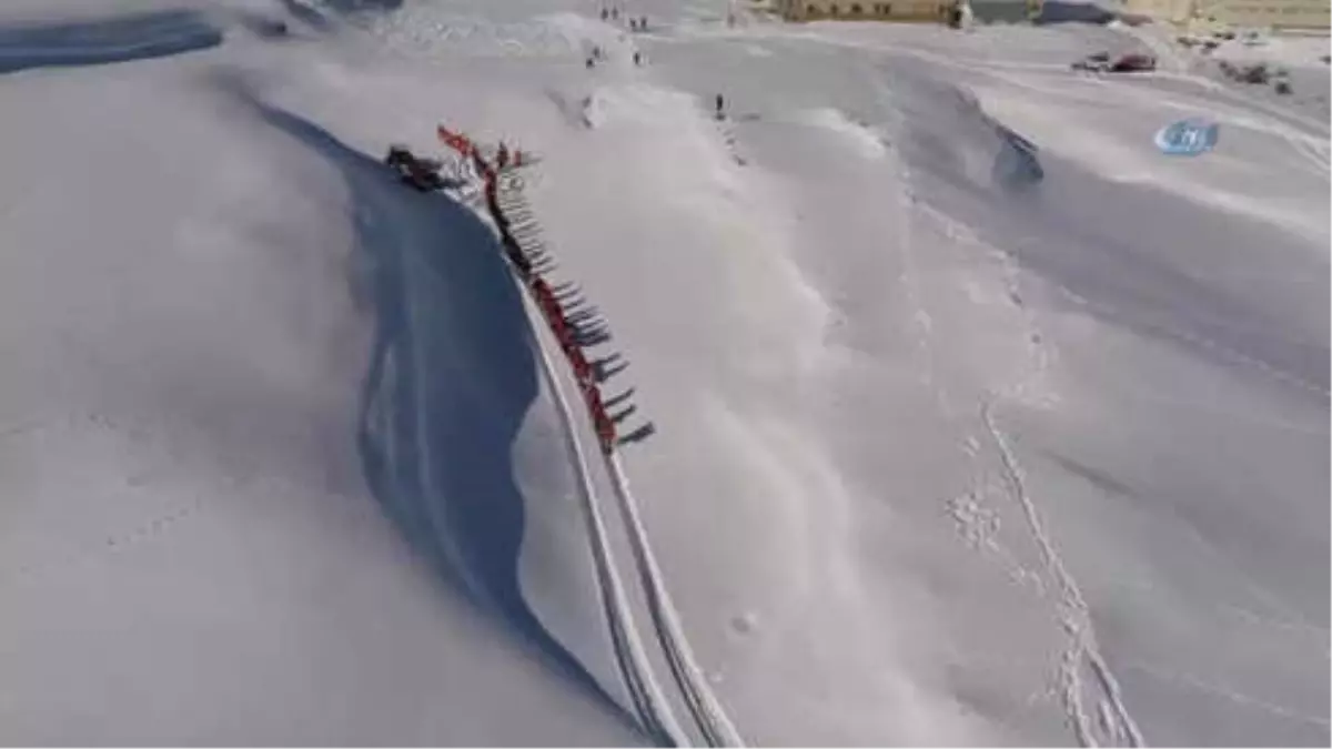 Erciyes'te Nefes Kesen Çığ Tatbikatı