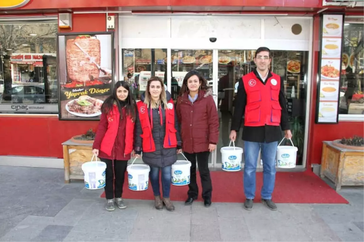 Erzincan'da Yaban Hayatı İçin Doğaya Yiyecek Bırakıldı