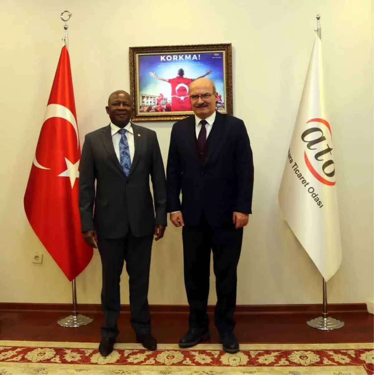 Güney Afrika Büyükelçisi Malefane'den ATO'ya Ziyaret