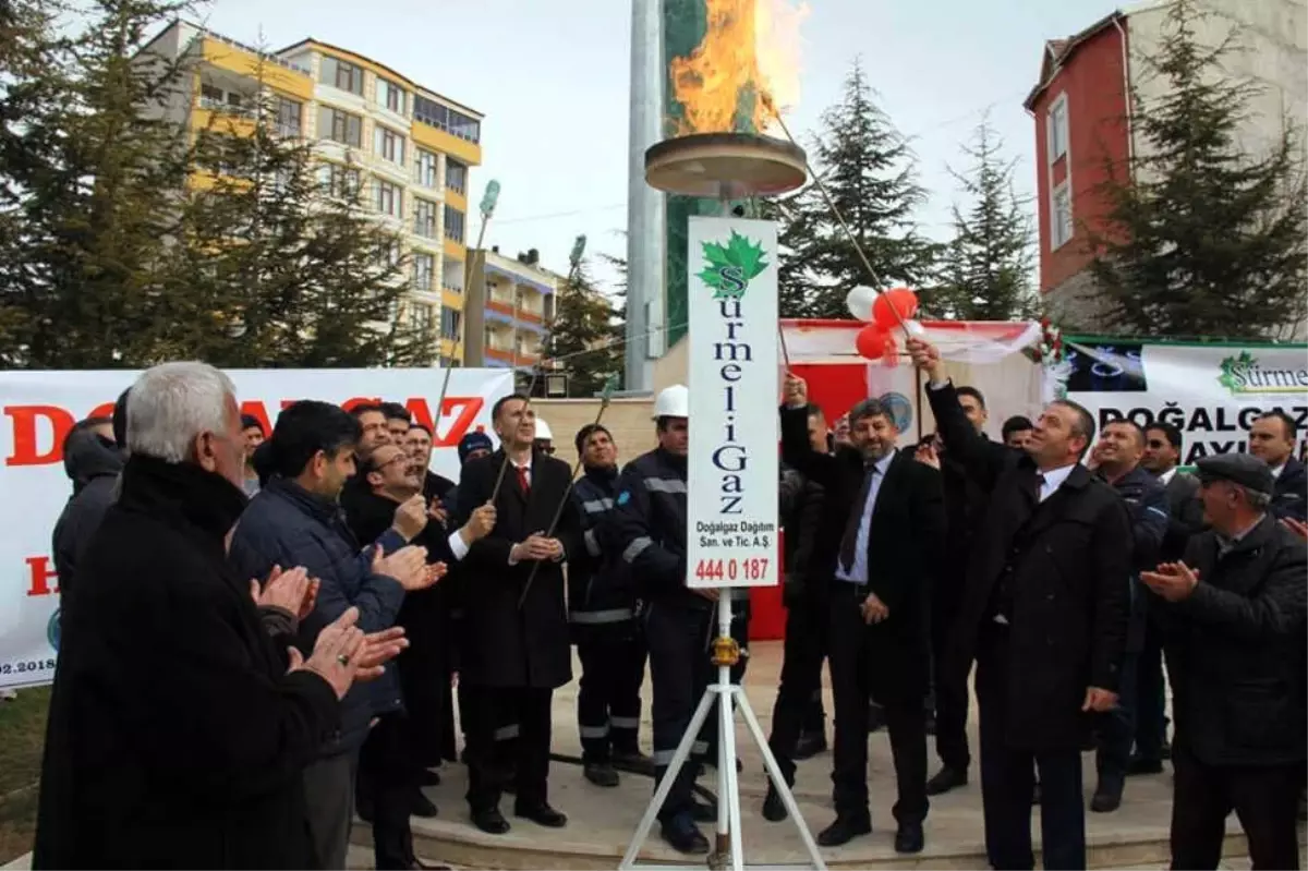 Sarıkaya'da Evler Doğalgazla Isınmaya Başladı