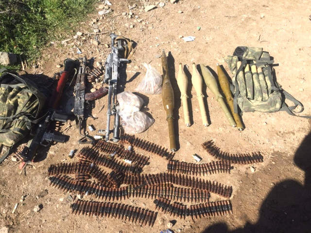 TSK Fotoğraflarını Paylaştı! Afrin'de Hava Savunma Füzesi Ele Geçirildi