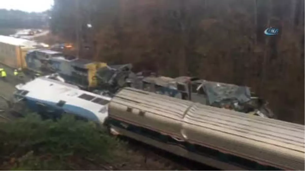 ABD'deki Tren Kazasında Yaralı Sayısı 116'ya Yükseldi