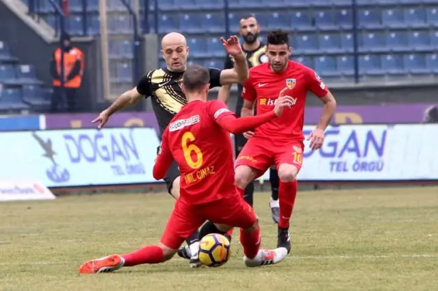 Spor Toto Süper Lig: Osmanlıspor: 0 - Kayserispor: 1 (İlk Yarı)