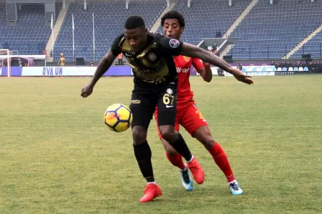 Spor Toto Süper Lig: Osmanlıspor: 0 - Kayserispor: 1 (İlk Yarı)