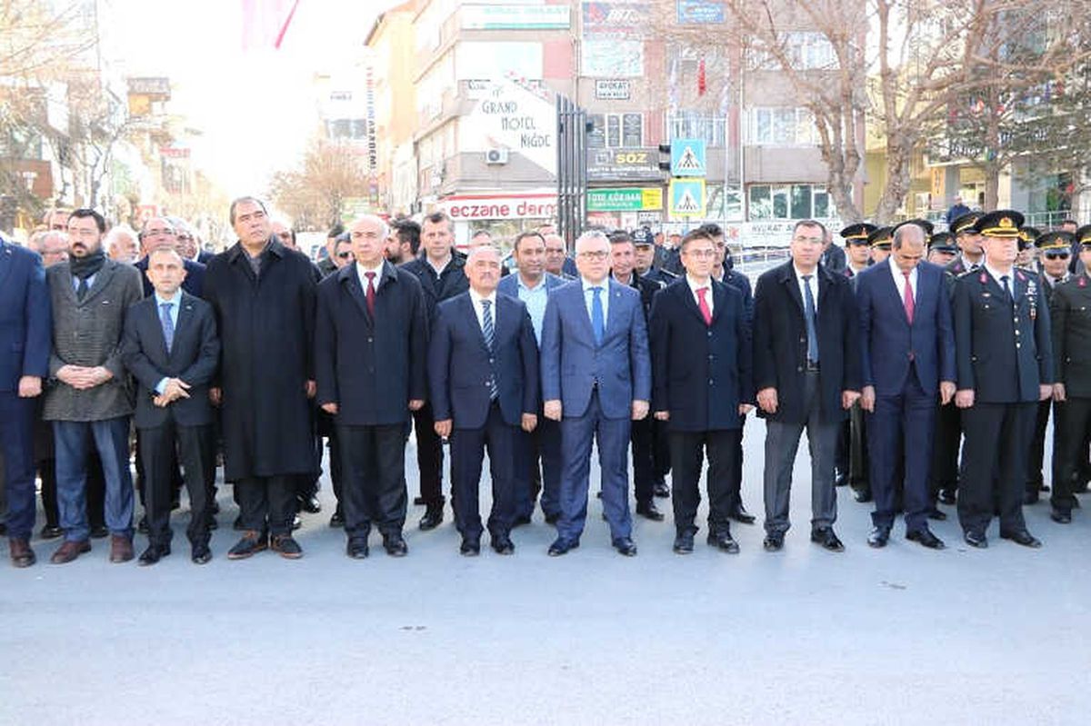 Atatürk'ün Niğde'ye Gelişi Kutlandı