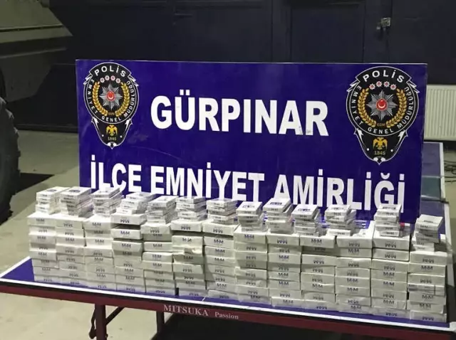 Van'da Kaçak Sigara Operasyonu