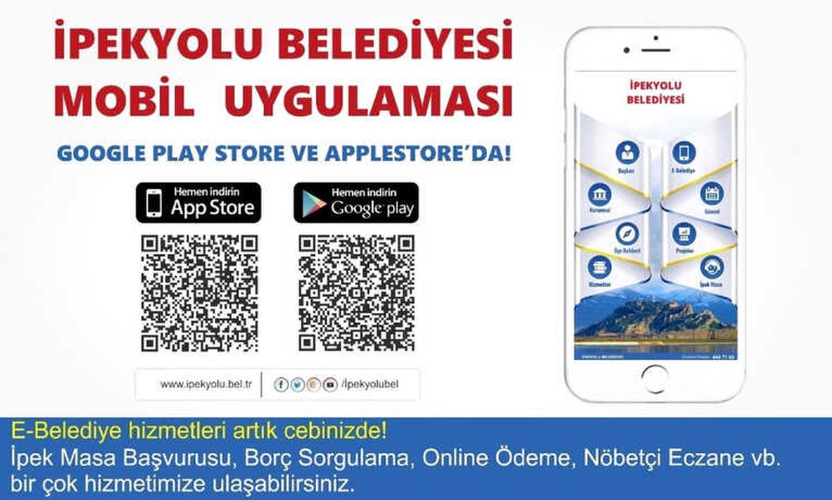 İpekyolu Belediyesi Artık Mobil Uygulamalarda