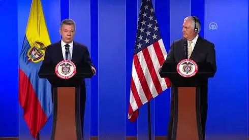 ABD Dışişleri Bakanı Tillerson Kolombiya'da