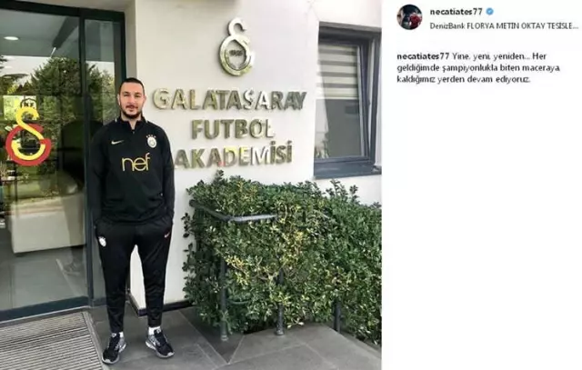 Necati Ateş, Galatasaray'da Görevine Başladı