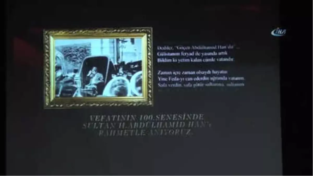 Abdülhamid Han İzmir'de Anıldı